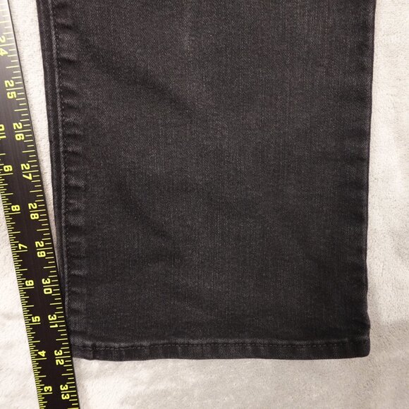 Levi’s Jeans 415 Relaxed Bootcut Jean Women’s Size 31 Black Denim Red Tab - Picture 4 of 14